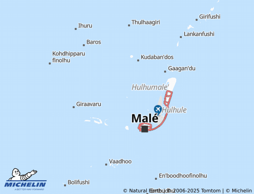 MICHELIN Feydhoofinolhu map - ViaMichelin
