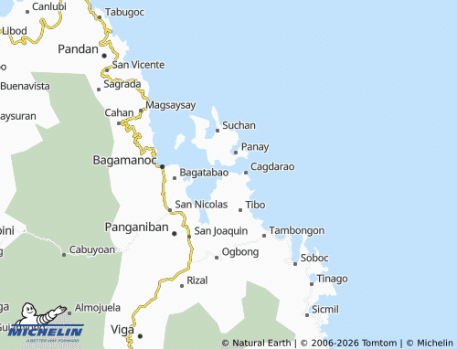 MICHELIN Maculiw map - ViaMichelin