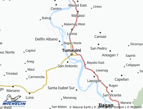 MICHELIN Tumauini map - ViaMichelin