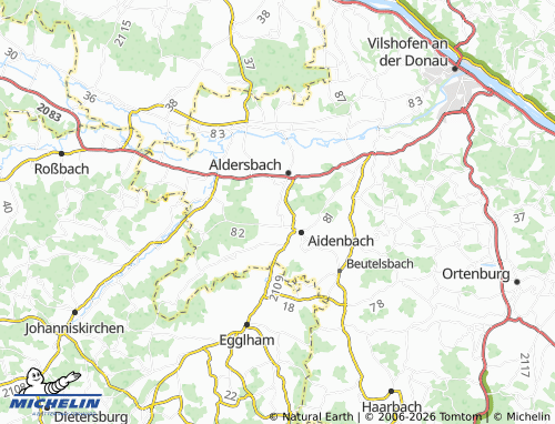 MICHELIN Gumperting map - ViaMichelin