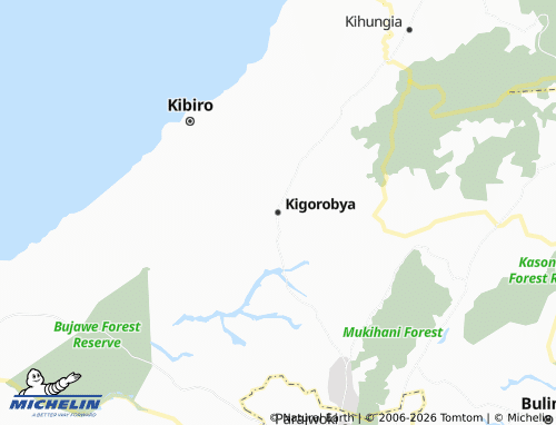 MICHELIN Kigorobya map - ViaMichelin