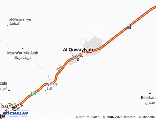 MICHELIN-Landkarte Al Quwaylyah - ViaMichelin