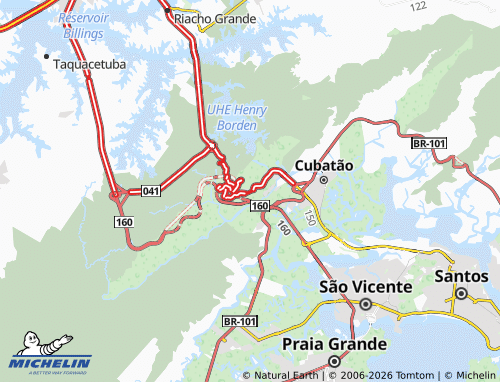 Mapa MICHELIN Cota 200 - ViaMichelin