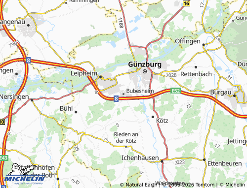 Mappa MICHELIN Bubesheim - ViaMichelin