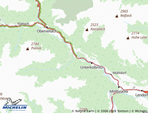 MICHELIN Napplach map - ViaMichelin