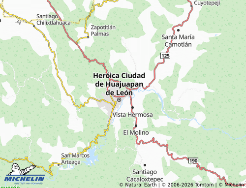 Mapa MICHELIN Alta Vista de Juárez - ViaMichelin