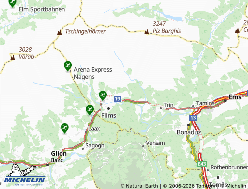 Mapa MICHELIN Fidaz - ViaMichelin