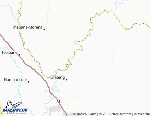 MICHELIN Makhalaneng map - ViaMichelin