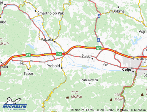 Mappa MICHELIN Šempeter v Savinji dolini - ViaMichelin