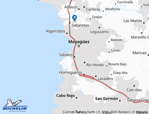 MICHELIN Sábalos map - ViaMichelin