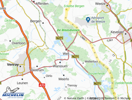 Carte MICHELIN Well - ViaMichelin