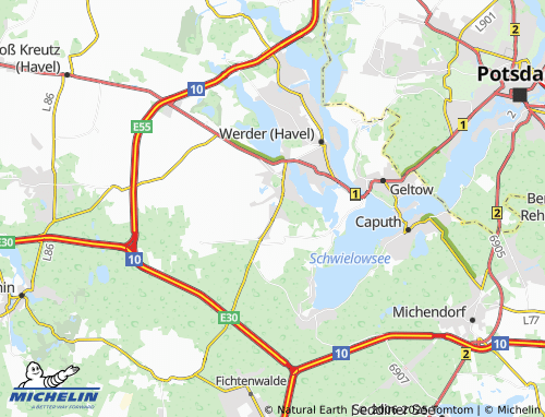 MICHELIN Schönfichtenberg map - ViaMichelin