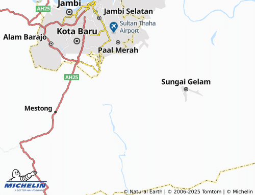 MICHELIN Talang Belido map - ViaMichelin