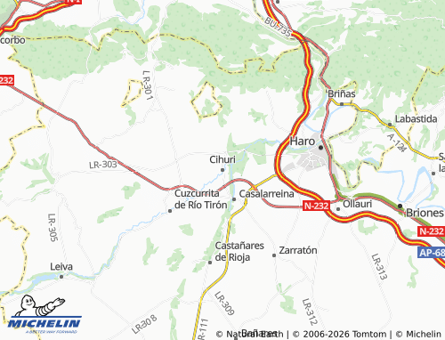 Mapa MICHELIN Cihuri - ViaMichelin