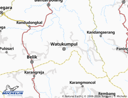 MICHELIN-Landkarte Watukumpul - ViaMichelin