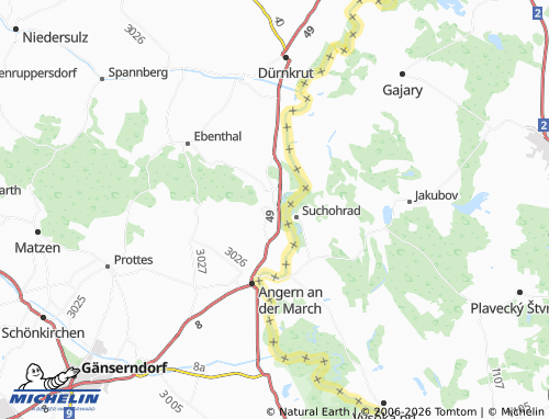 Mapa MICHELIN Stillfried - ViaMichelin