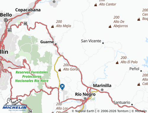 Carte MICHELIN El Colorado - ViaMichelin