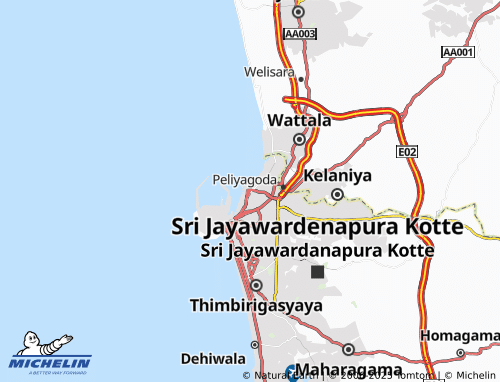 MICHELIN Lunupokuna map - ViaMichelin