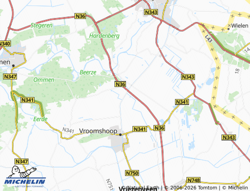 MICHELIN Beerzerveld map - ViaMichelin