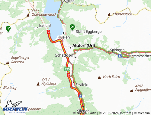 MICHELIN Schattdorf map - ViaMichelin