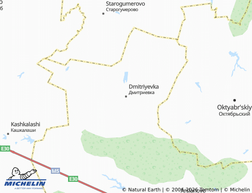 MICHELIN-Landkarte Dmitriyevka - ViaMichelin