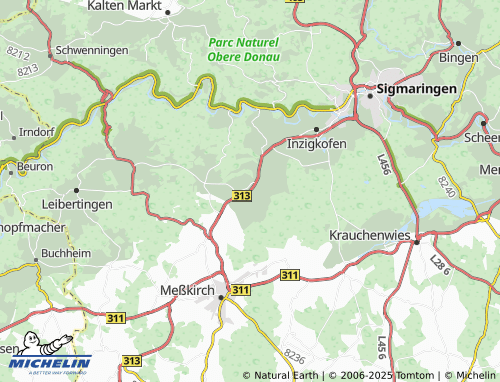 MICHELIN Engelswies map - ViaMichelin
