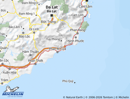Mapa MICHELIN Tuy Phong - ViaMichelin