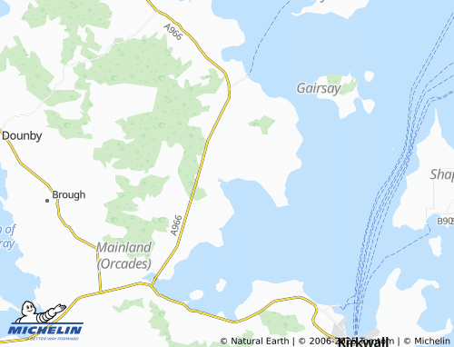 Carte MICHELIN Isbister Rendall - ViaMichelin