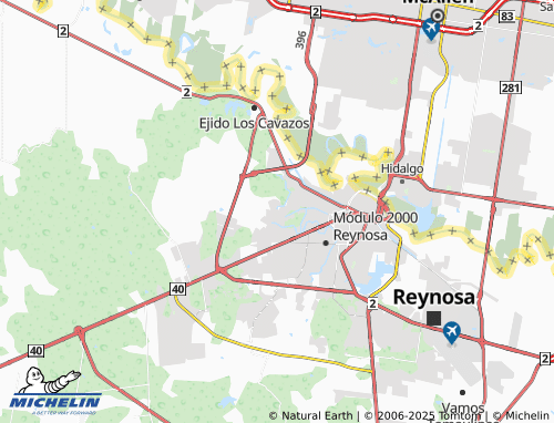 MICHELIN Fraccionamiento El Campanario map - ViaMichelin
