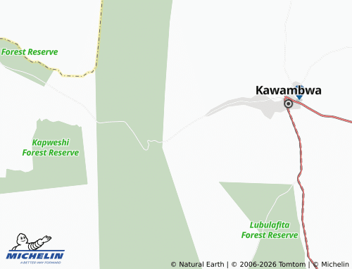 MICHELIN Mutende map - ViaMichelin