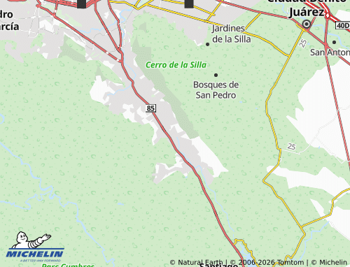 Carte MICHELIN Laderas Sector Abedul - ViaMichelin