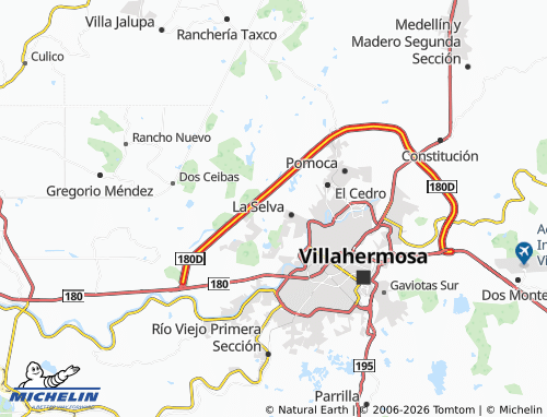 Mapa MICHELIN Carlos a Madrazo Becerra - ViaMichelin