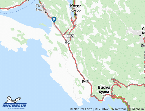 Mapa MICHELIN Radanovići - ViaMichelin