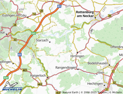 MICHELIN-Landkarte Wachendorf - ViaMichelin