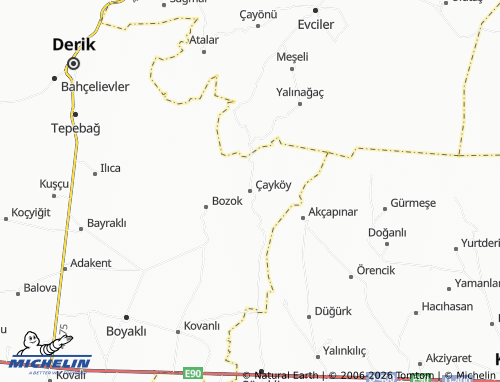 MICHELIN Çayköy map - ViaMichelin