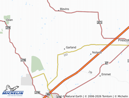Carte MICHELIN Garland - ViaMichelin