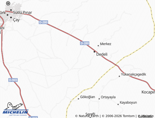 Mapa MICHELIN Derecik - ViaMichelin
