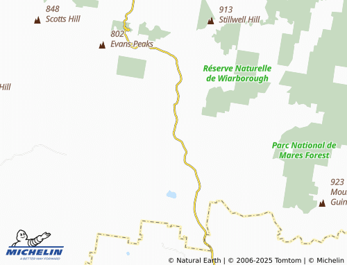 MICHELIN Curraweela map - ViaMichelin