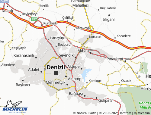 MICHELIN Sevindik map - ViaMichelin
