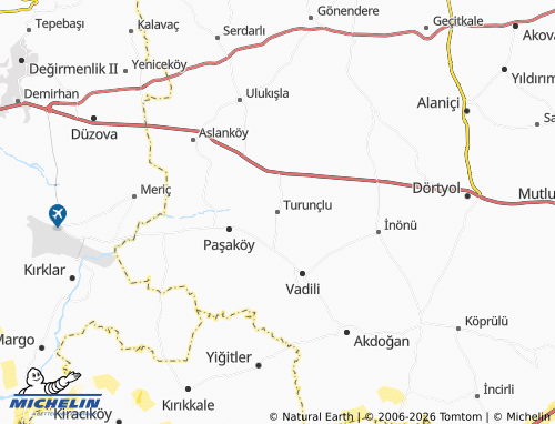 Mappa MICHELIN Turunçlu - ViaMichelin