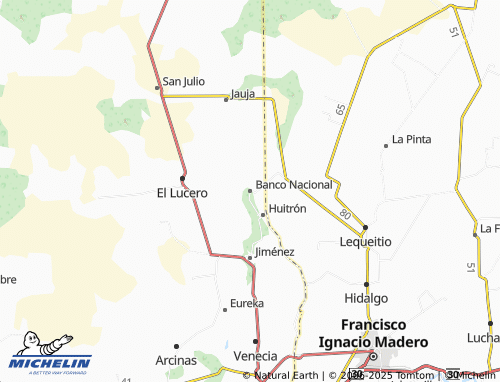 MICHELIN-Landkarte Banco Nacional - ViaMichelin