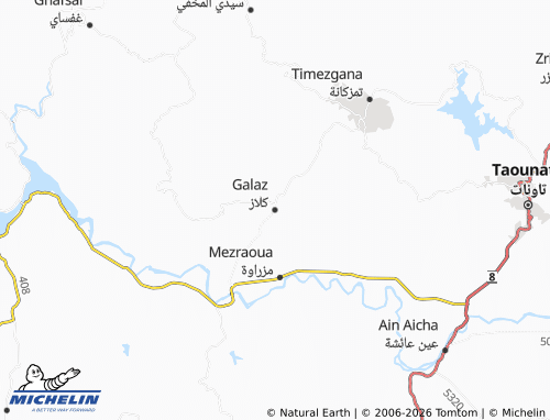 MICHELIN Kalaz map - ViaMichelin