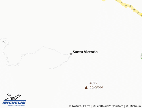 MICHELIN Santa Victoria map - ViaMichelin