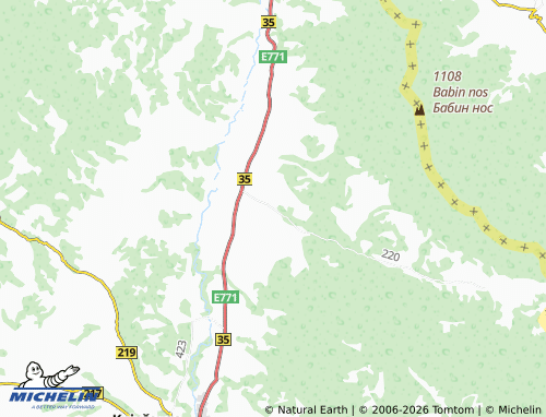 Carte MICHELIN Vitkovac - ViaMichelin