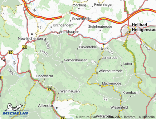 MICHELIN Schönhagen map - ViaMichelin