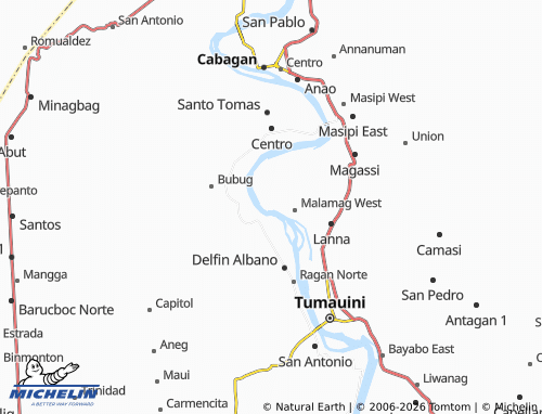 MICHELIN Fugu Norte map - ViaMichelin