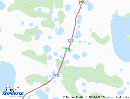 MICHELIN-Landkarte Kopyrino - ViaMichelin