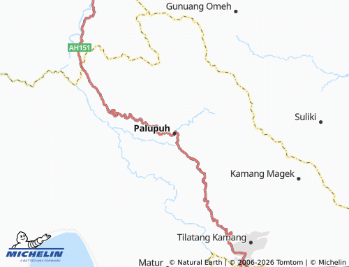 MICHELIN-Landkarte Palupuh - ViaMichelin