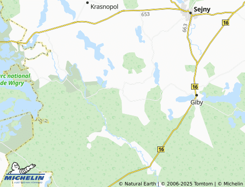 Mappa MICHELIN Pogorzelec - ViaMichelin