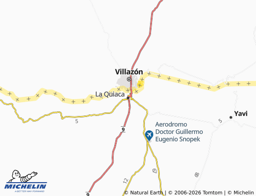 Mappa MICHELIN La Quiaca - ViaMichelin